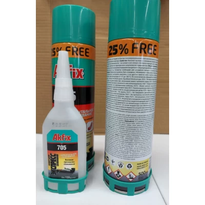 Клей гель Akfix 705 двух компонентный 500 грамм