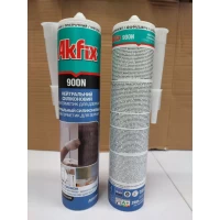 Нейтральный силиконовый клей герметик для зеркал прозрачный Akfix 280ml