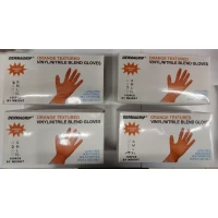 Перчатка нитриловая оранжевая ( усиленная ) размер S.M.L.XL