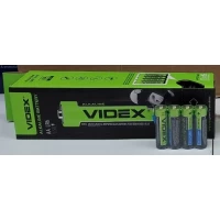 Батарейка VIDEX (Алкалайн.) Палец