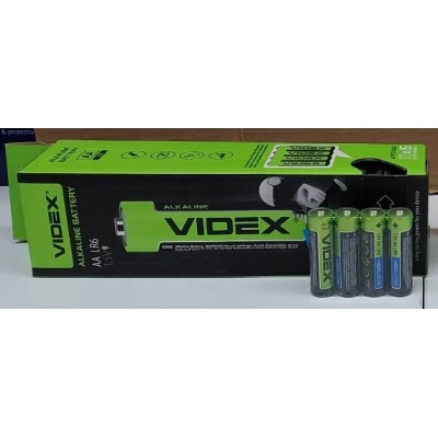 Батарейка VIDEX (Алкалайн.) Палец