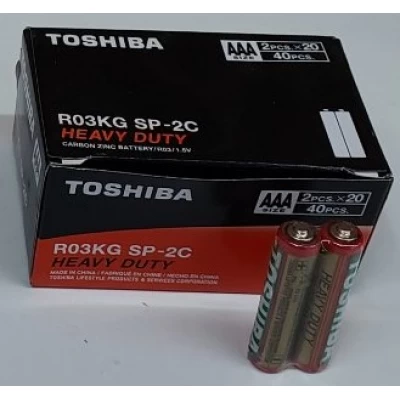 Батарейка TOSHIBA (Солевая.) микро палец