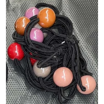 Резинка на двойном жгуте матовый перламутр 5см