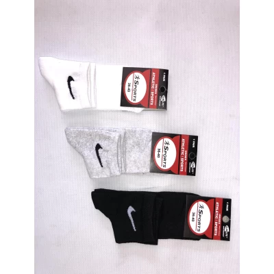 Носки NIKE средняя сетка 36-40. Цвет: ассорти. Производитель Украина