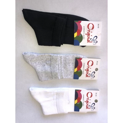 Носки ORIGINAL ликра средняя сетка 35-40. Цвет: ассорти