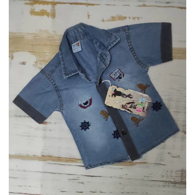Рубашка джинс Производитель Турция Разм 6-24 месяцев Рубашка джинс Производитель Турция Разм 6-24 месяцев