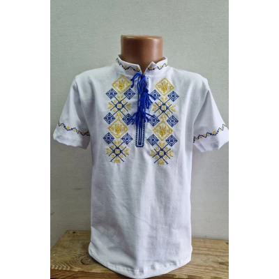 Вышиванка стрейч кулир Разм 32-40 Вышиванка стрейч кулир Разм 32-40