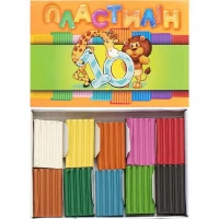 Пластилин 10 цв. 100 грамм, ТМ Тетрада ТЕ90032