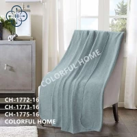 Плед без ворса ( гладкий ) полуторка 150/200 см, расцветки в ассортименте