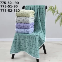 Полотенце лицевое микрофибра пушистая	