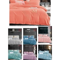 Постельный комплект Сатин - велюр в подарочной упаковке, размер Евро