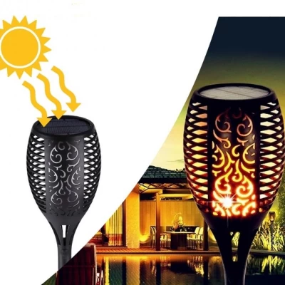 Садовый светильник Факел с эффектом пламени SMALL