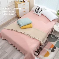 Покрывало простынь лен размер 1.5 