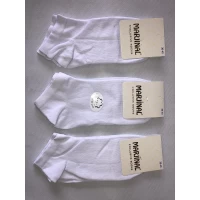 Носки MARDJINAL ликра хлопок патик (низкий) 36-40. Цвет: белый. Производитель Турция