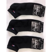 Носки TOMMY HILFIGER ликра патик (низкий) сетка 42-45. Цвет: черный