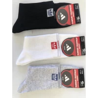 Носки ADIDAS ликра хлопок 42-45 средняя резинка. Цвет: ассорти. Производитель: Турция