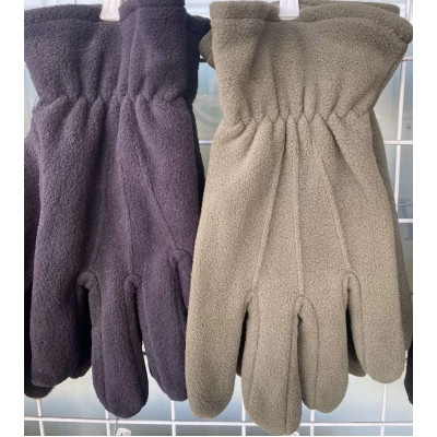 Перчатки одинарные мужские флис