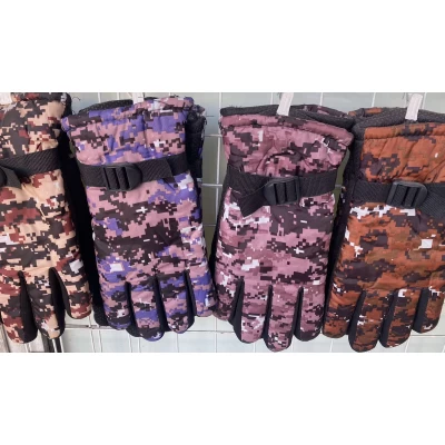 Перчатки мужские двойные Пиксель