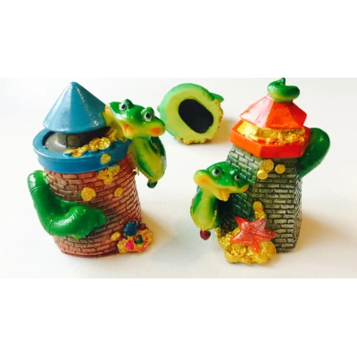 Копилка змея, керамика, 6*10 см