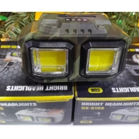 Фонарь налобный НХ-816М (сменный аккумулятор, с красным светом)