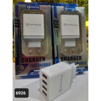 Зарядное устройство на 4 разъема USB (6926)