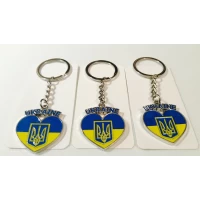 Брелок метал, сердечка