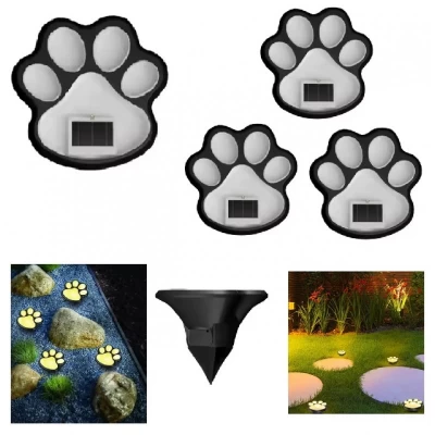 Светильник садовый Лапки 22WW жёлтый (4 шт в упаковке цена за 1 шт)