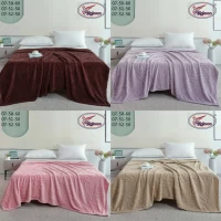 Плед из микрофибры пушистый полуторный