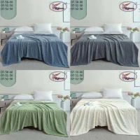 Плед из микрофибры пушистый Евро