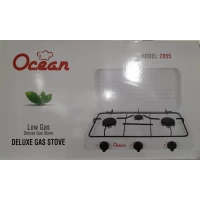 Плита газовая на 3 конфорки с крышкой 2855