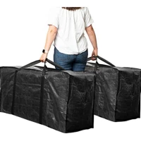 Сумка хозяйственная 70×35×38см на 95Л. Черный, синий и серый. Змейка открывается по кругу! Плотная непромокаемая ткань