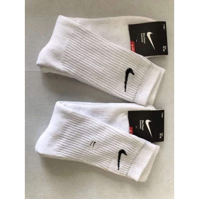 Носки NIKE ликра хлопок махра мужская 42-45 высокая резинка. Цвет: белый. Производитель Турция