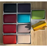 Кошелёк женский кожа D004 на магните