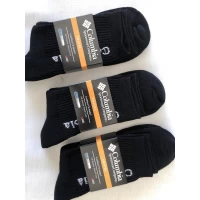 Носки COLUMBIA ликра хлопок с махрой внутри 42-45 высокая резинка. Цвет: черные. Производитель Турция