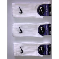 Носки BREND ликра хлопок высокая резинка 39-42. Цвет: белый. Производство Турция