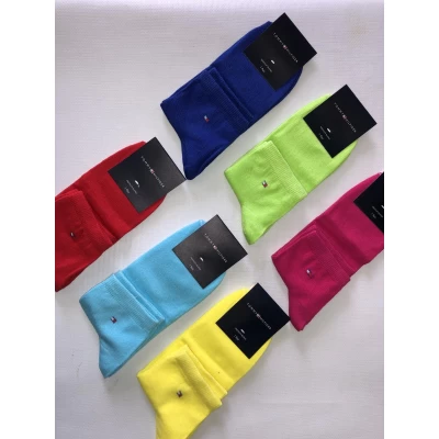 Носки BREND ликра хлопок средние 36 - 40. Цвет: яркие ассорти. Производитель: Турция