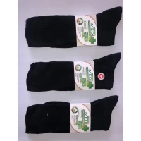 Носки MEDICAL ликра хлопок диабетические 42-45 компрессионная резинка. Цвет: черный. Производство Турция