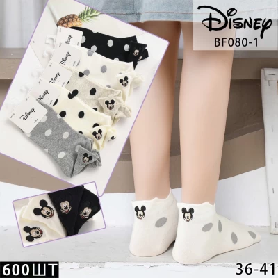 Носки Disney ликра хлопок полусредняя резинка 36-41. Цвет: ассорти