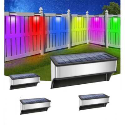 Светильник садовый на солнечной батареи, разноцветный (4 шт в упаковке, цена за 1 шт)