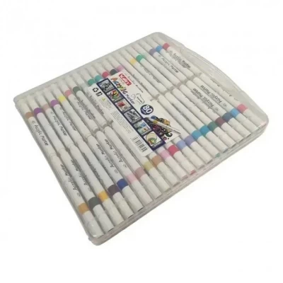 Набор маркеров акриловых 80 цветов в пластиковом боксе