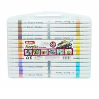 Набор маркеров акриловых 60 цветов в пластиковом боксе