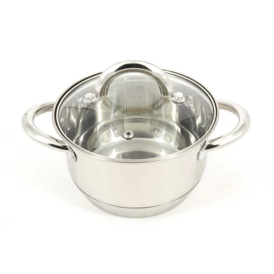 Кастрюля из нерж стали A-PLUS 2156 на 1,9л