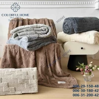 Плед пушистый в сумке 150/200 см