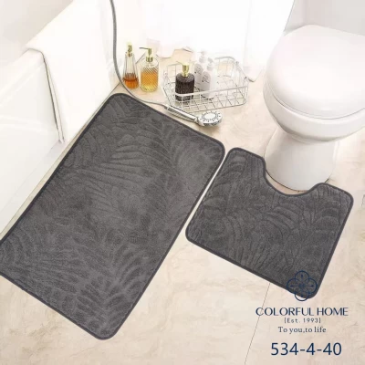 Набор ковриков для ванной комнаты 50/80см и 50/40см Набор ковриков для ванной комнаты 50/80см и 50/40см