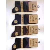 Носки LIVONI ликра хлопок мужские 42-45. Цвет: ассорти. Производитель Турция