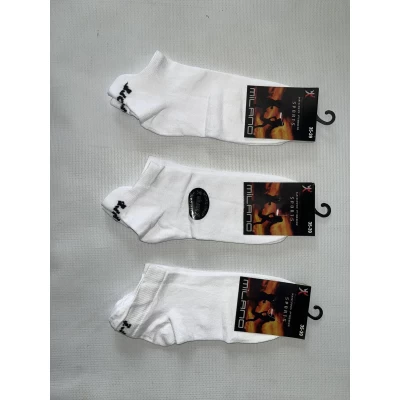 Носки MILANO микрофибра женские 35-40. Цвет: белый. Производитель Турция