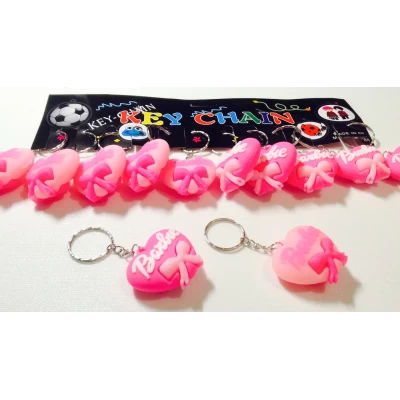 Брелок сердечко, резиновый