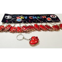 Брелок сердечко, пластик