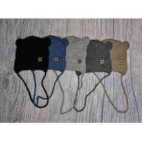 Детская шапка Г 25-3 для мальчика (акрил, подкладка флис) 2044