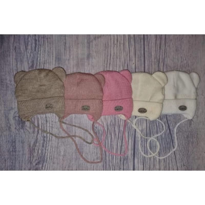 Детская шапка МД 25-15 девочка (акрил, подкладка флис) 2107